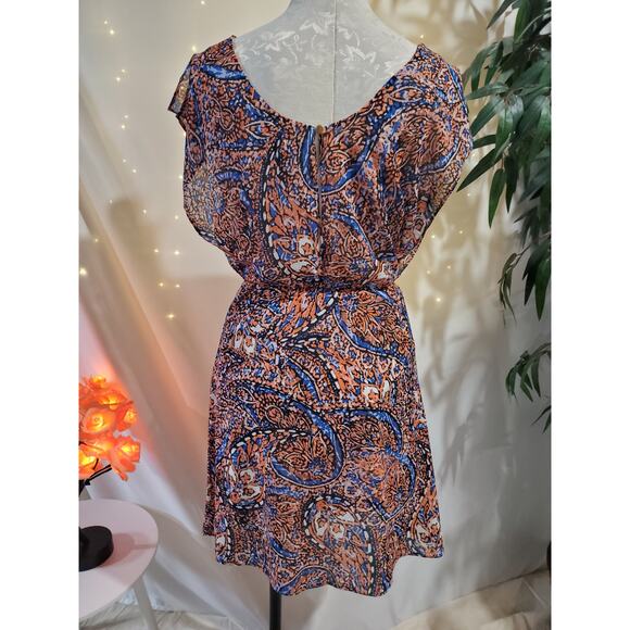 The Limited Outback Red Lot of 2 Flutter Sleeve A-Line Boho Dresses Womens XS - Picture 4 of 14